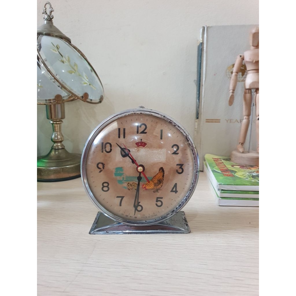 Jam Weker Meja Jadul Fungsional | Vintage Lawas Antik