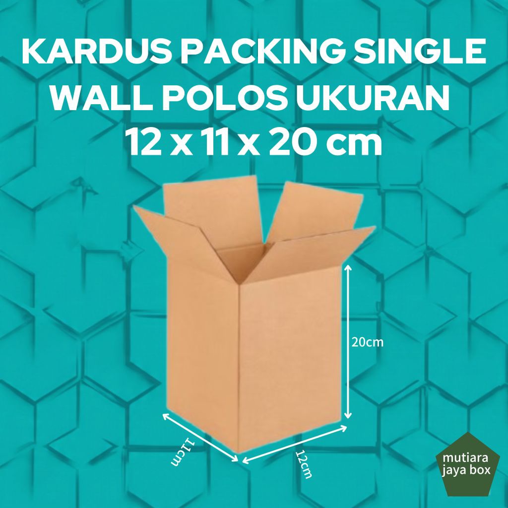 

KARDUS PACKING 12x11x20cm SINGEL WALL POLOS