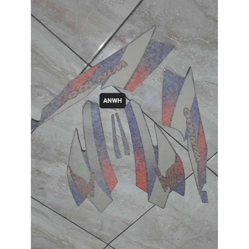 Stiker Striping Honda Win Semi Trail Original