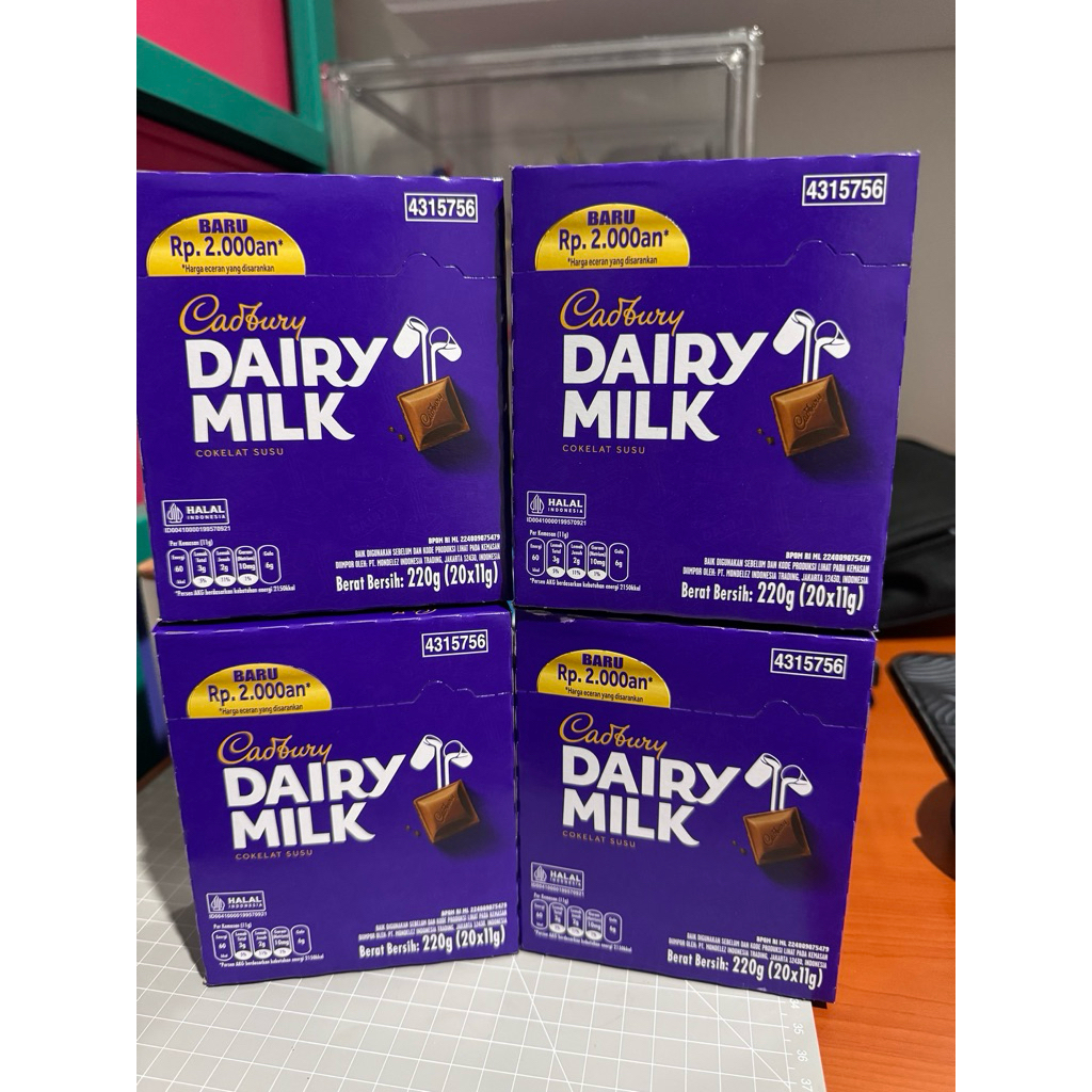 

10box cadbury dairy milk (20x11g)