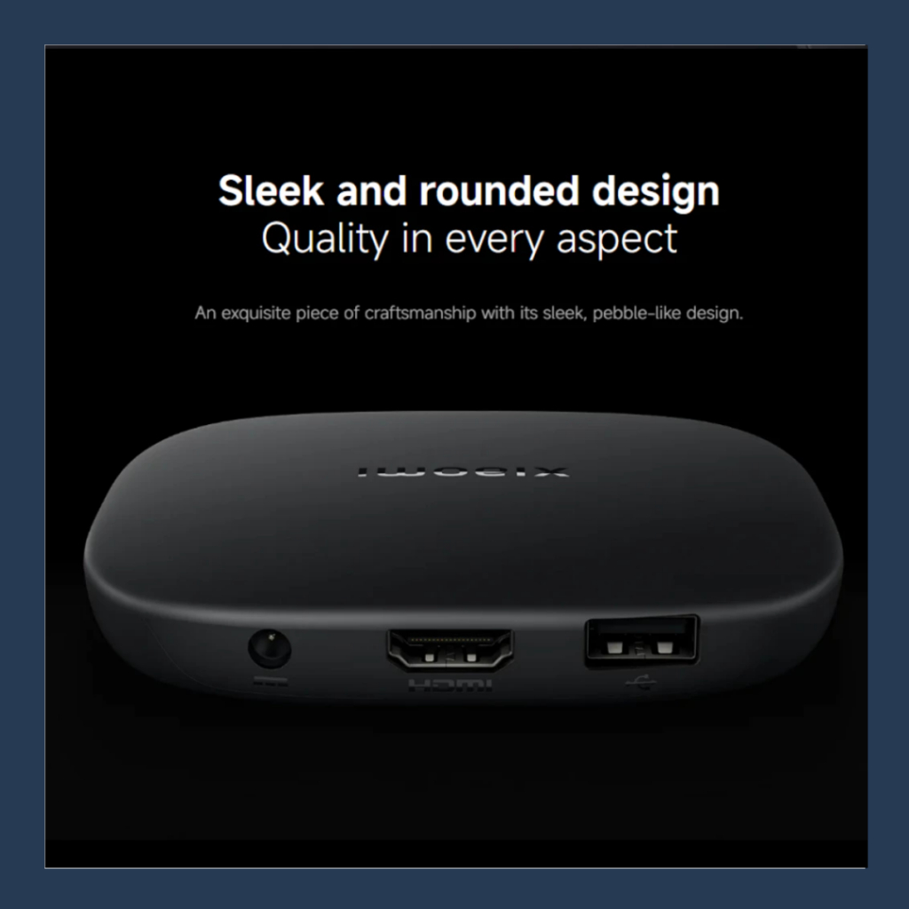 New Deals Xiaomi Tv Box S (3Rd Gen) 4K Uhd Image Quality Hdr10 Dolby Vision Wifi-6 Google Tv Mi Box