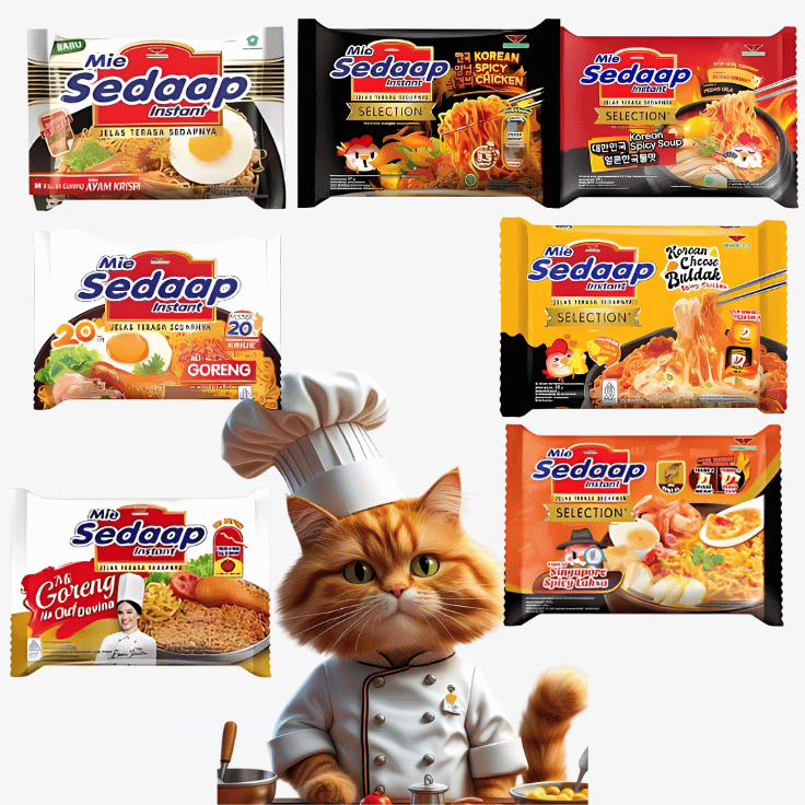 

MIE SEDAAP MIECER ALL VARIAN GORENG DAN KUAH BY~FAYA STORE~