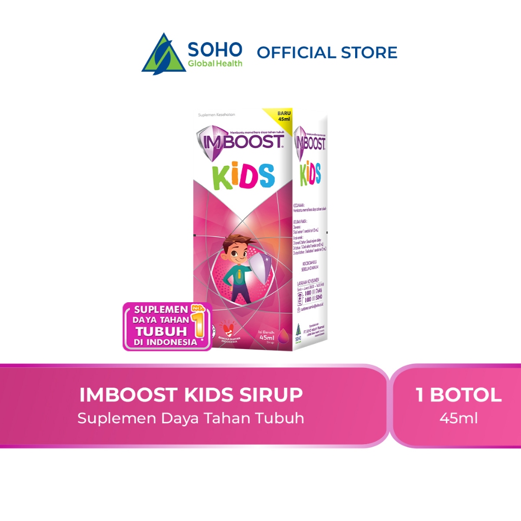 Imboost Kids Sirup Suplemen Daya Tahan Tubuh 45ml