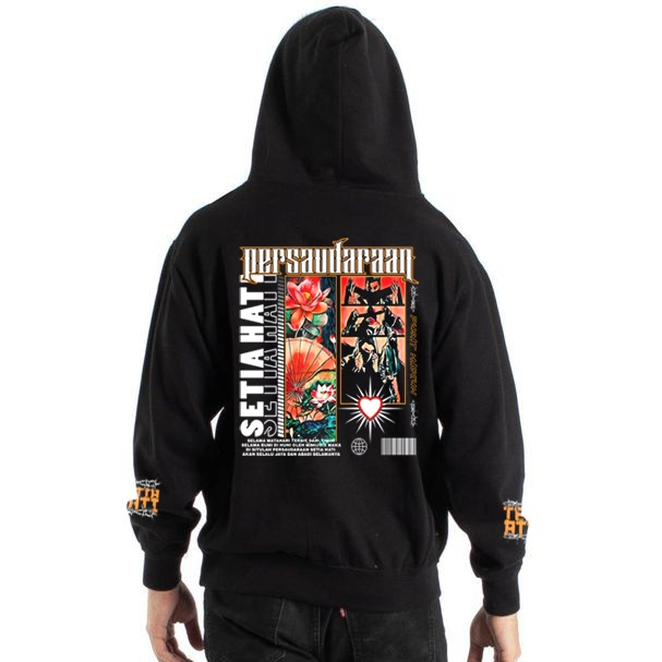 Jaket Psht Sweater Psht Hoodie Psht Sweater Psht Terate Design Terate Emas Satu abad Panjang switer 