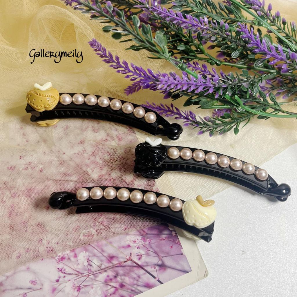 Jepit Rambut Pisang jepit Korea Jepit Pisang Motif