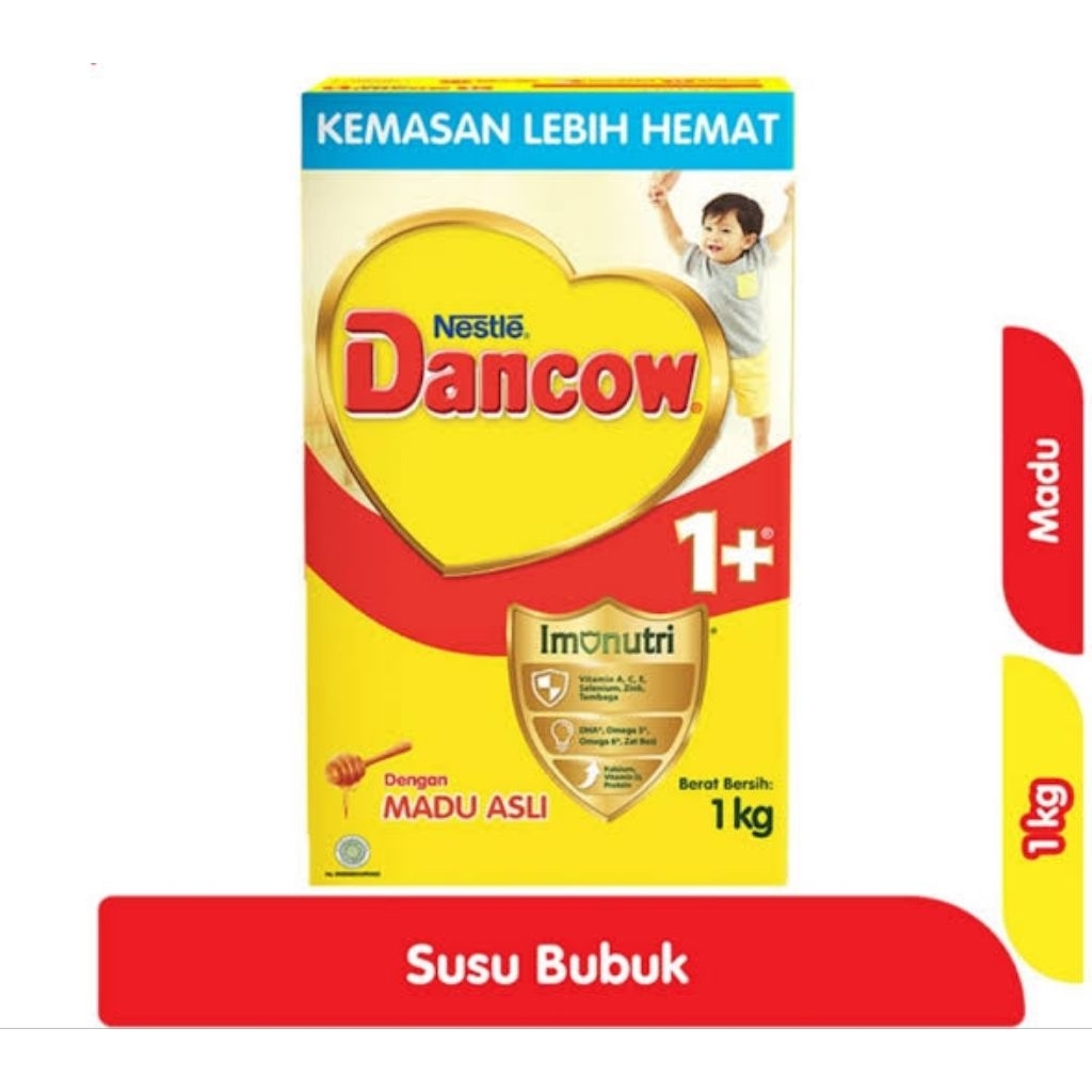 

Dancow 1+ rasa madu kemasan 1kg exp Oktober-desember 2026