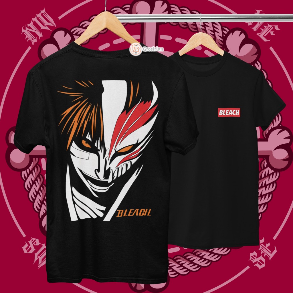 KAOS ANIME BLEACH - KAOS BAJU ANIME BLEACH, KAOS SABLON DTF - GROSIRIAN