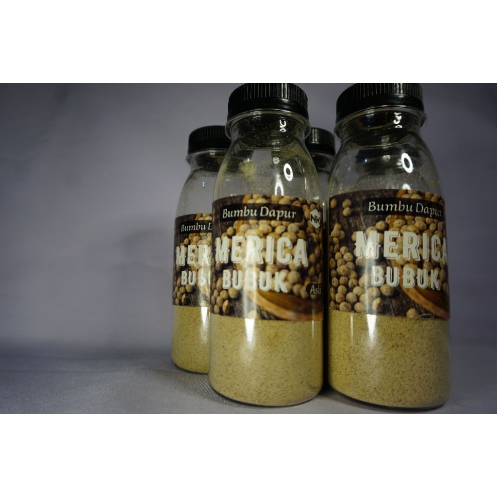 

Merica bubuk murni berat bersih 50 gram_asli 100%