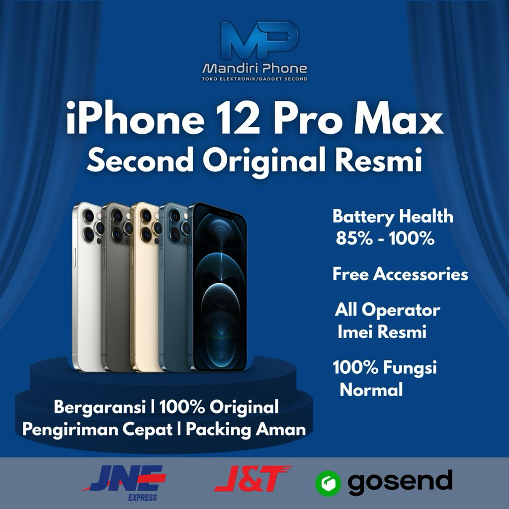 iPhone 12 PRO MAX 128GB SECOND RESMI iBox