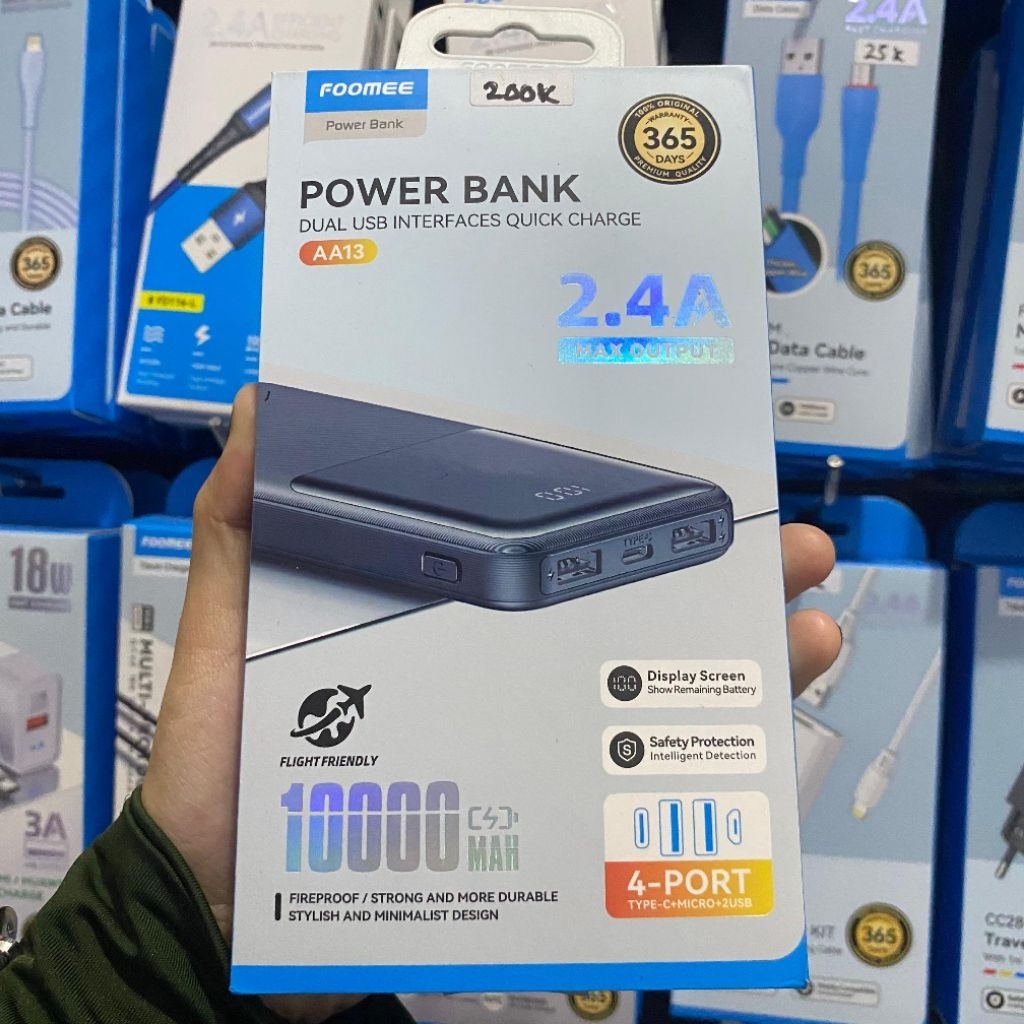 POWER BANK FOOMEE 10000MAH