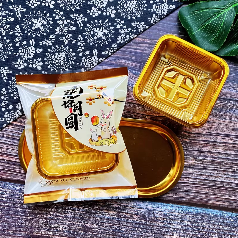 

100-150gr Mooncake Packaging 2025. Plastik Monncake. Plastik Kue bulan