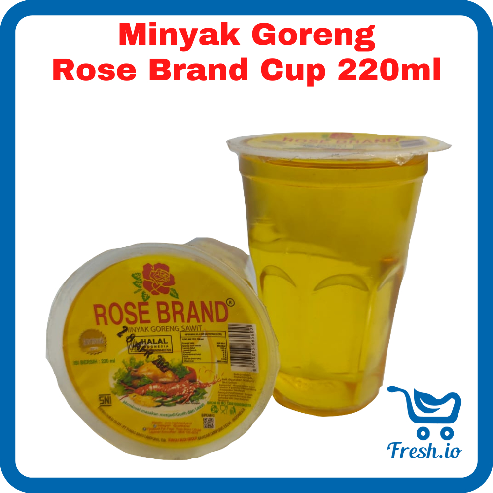 Rose Brand Minyak Goreng Cup 220ml