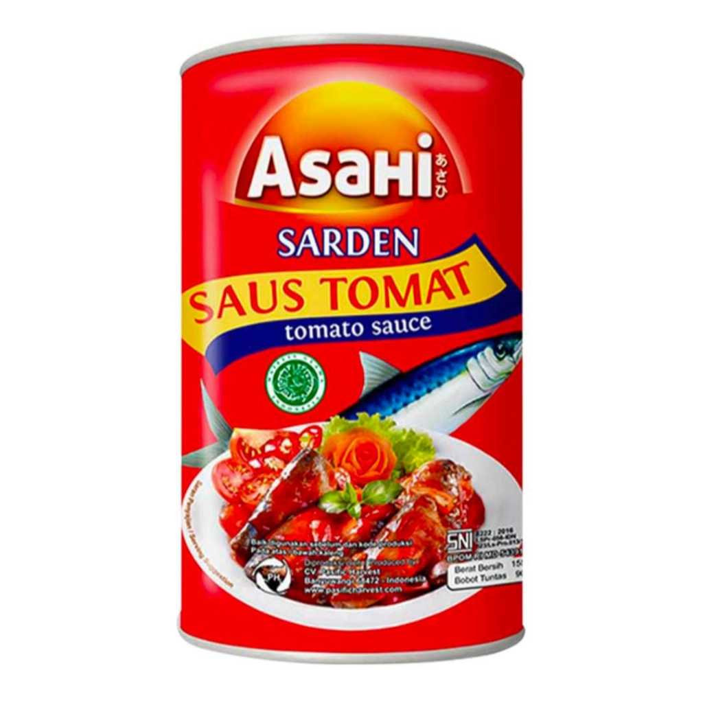 

Asahi Sarden Tomat - Saus Merah Ikan Kaleng - Praktis & Lezat
