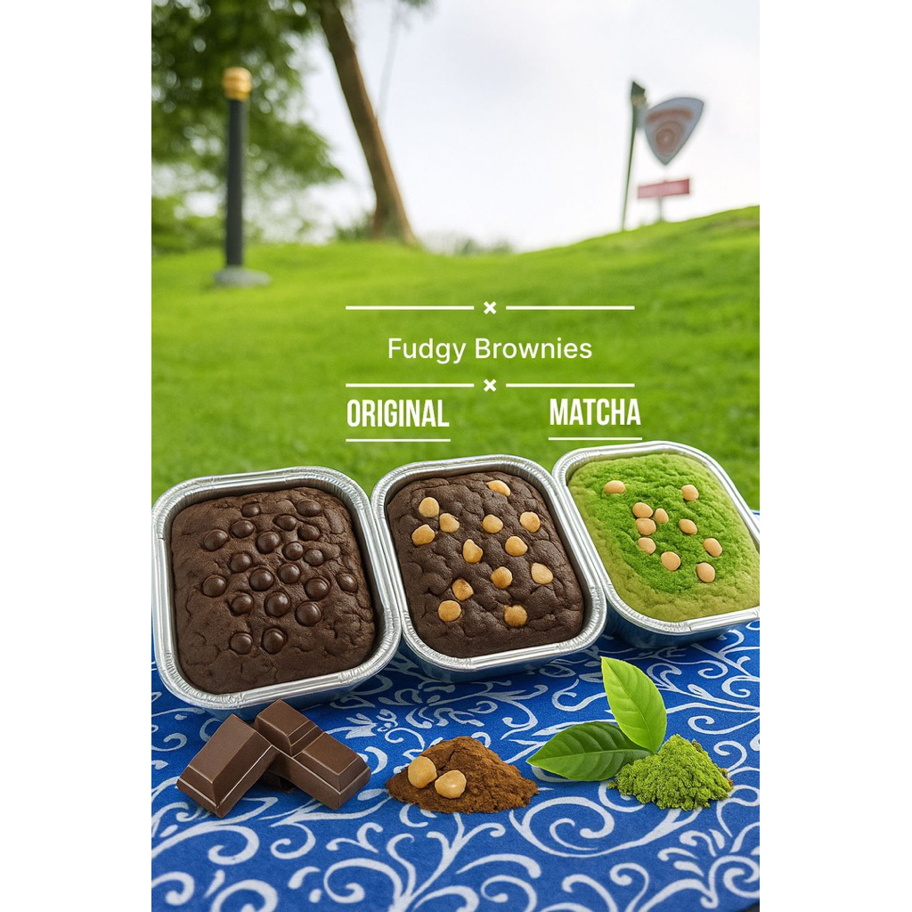 

Fudgy Brownies 100% NYOKLAT