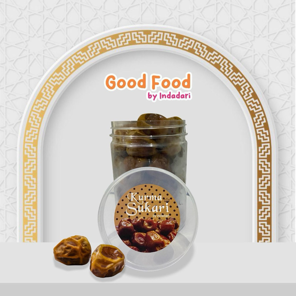 

kurma sukari 500 gram premium original free toples