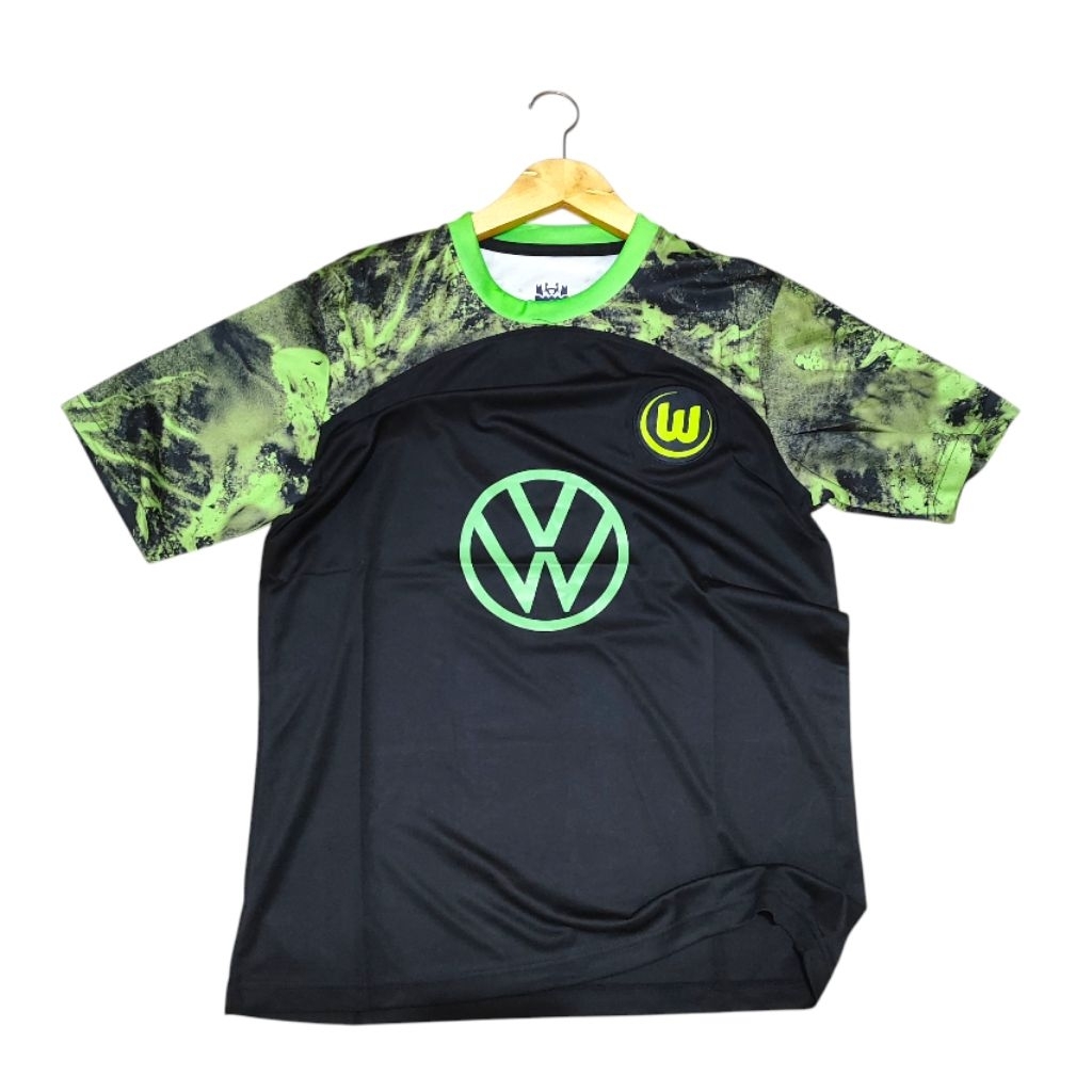 Jersey Wolfsburg Away New Season 2023 2024 Grade Ori Terbaru