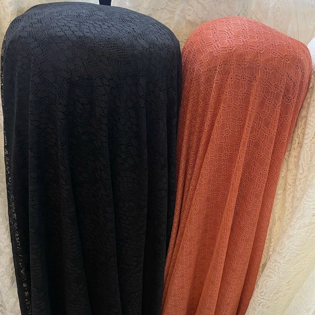 kain tulle brokat - kain tulle street brokat motif etnik premium - kain brokat bolong - kain kebaya 