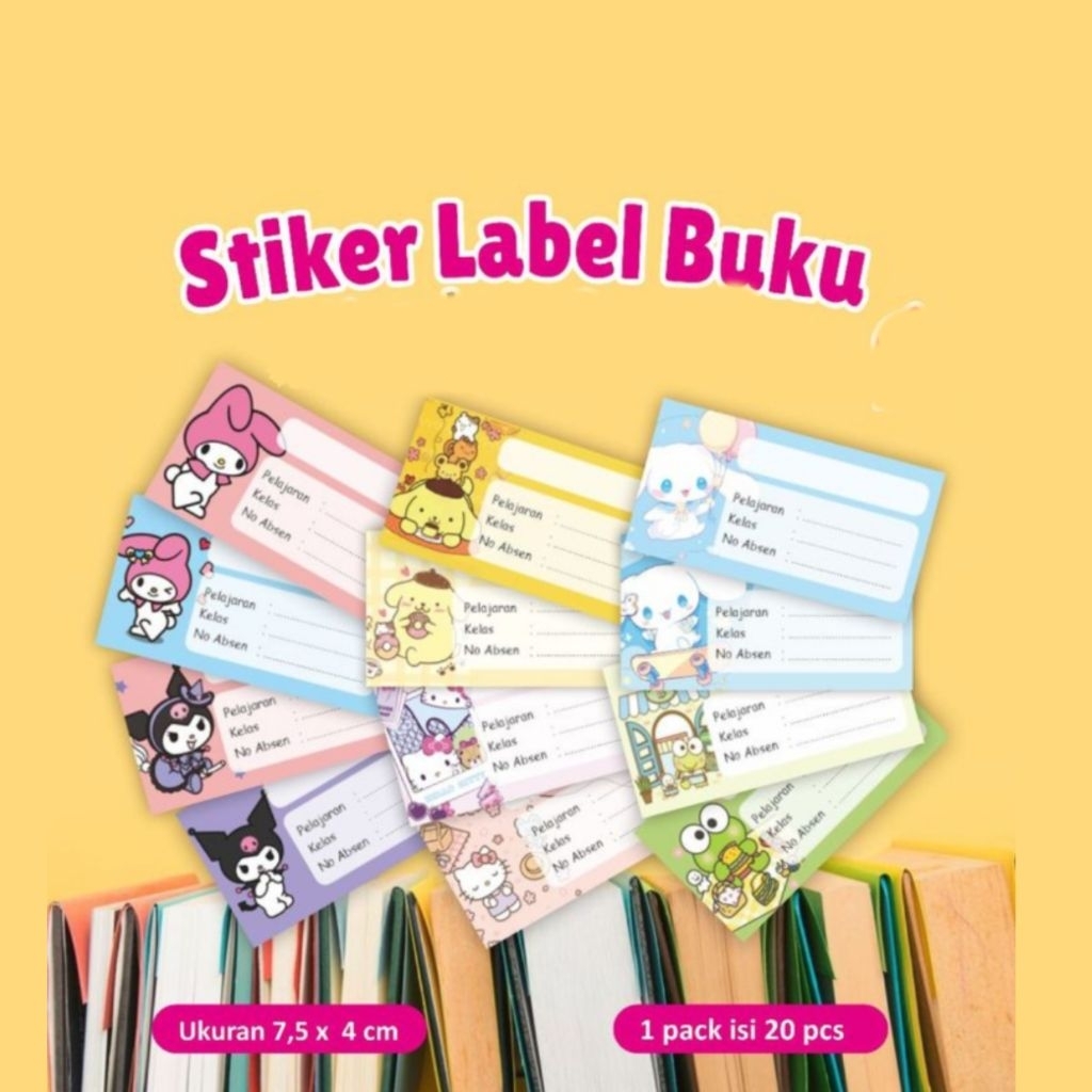 

(ISI 42 PCS )STIKER NAMA CUSTOM LABEL NAMA MAPEL