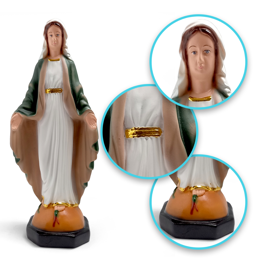 Patung Bunda Maria 30 cm - Patung Maria Tangan Terbuka - Patung Devosi Kepada Bunda Maria