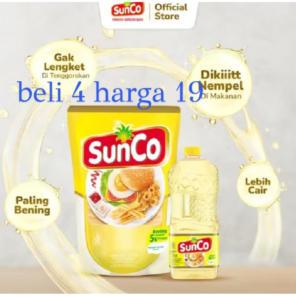 

minyak goreng sunco 1Lt Langsung kirim