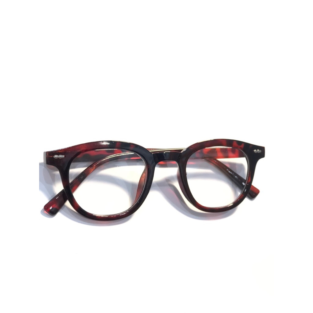 Happy Tuummy Kacamata Mascot Oval Leopard Brown