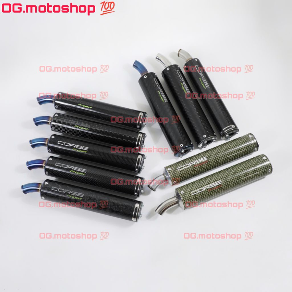 Knalpot Silencer only Corse Project 2tak Ninja150 Satria F1ZR