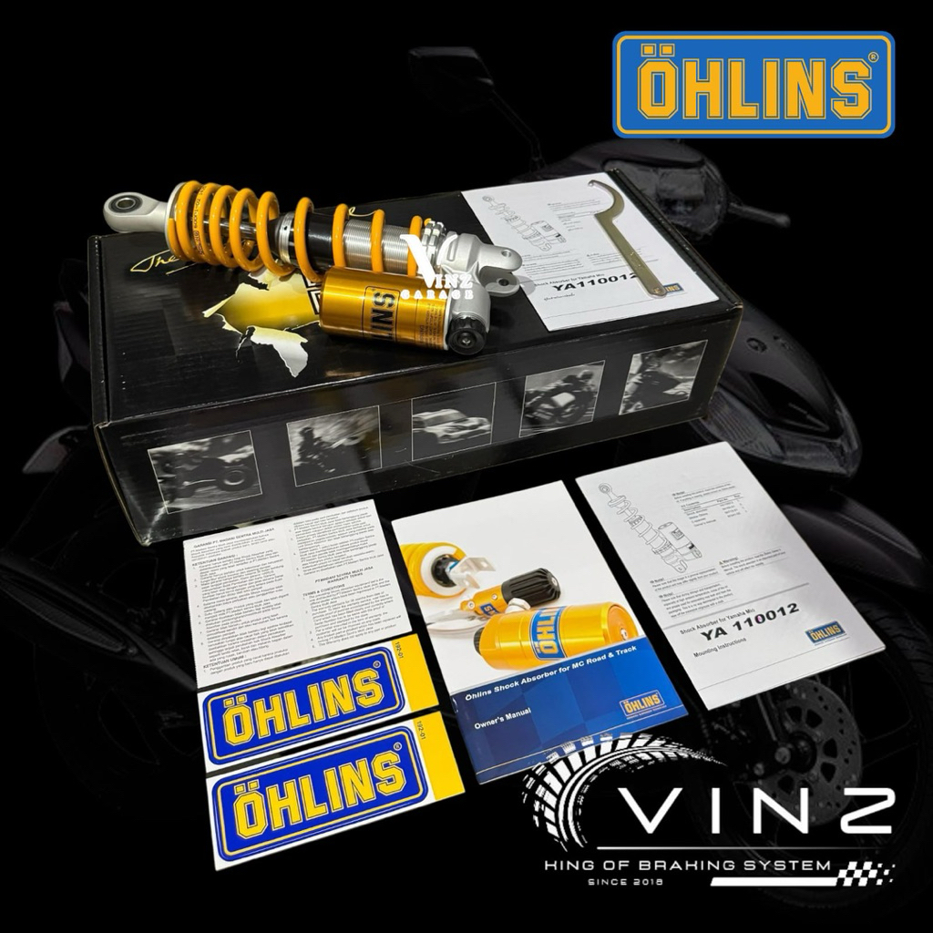 Shock Ohlins Mio YA110012 // Shockbreaker Ohlins Mio YA-110012 Original 306 Mm // Ohlins Mio Origina