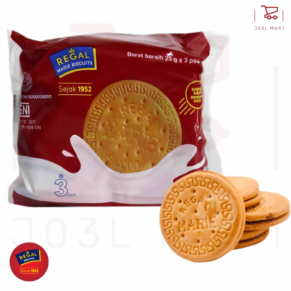 

Biskuit Marie Regal Susu 3x25gr