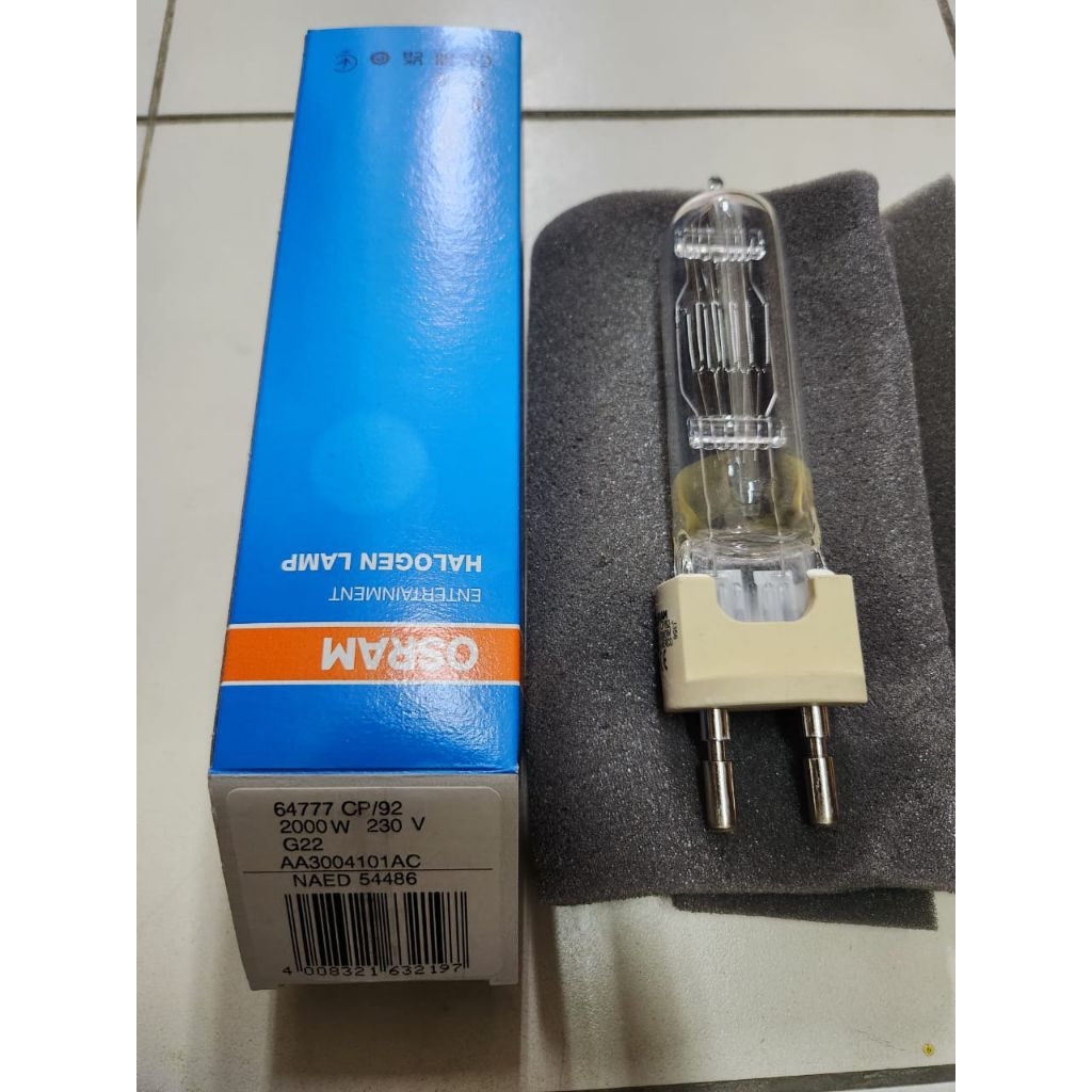 Lampu Halogen 64777 CP92 240v 2000w OSRAM