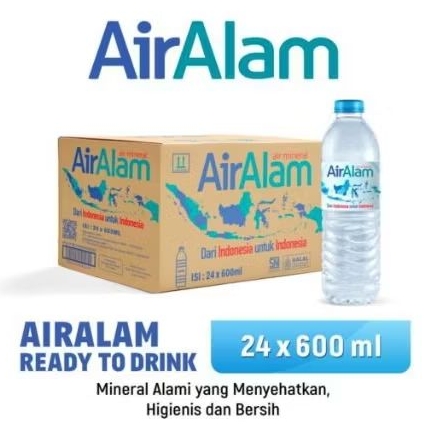

AirAlam Ready To Drink 600 ml isi 24 botol
