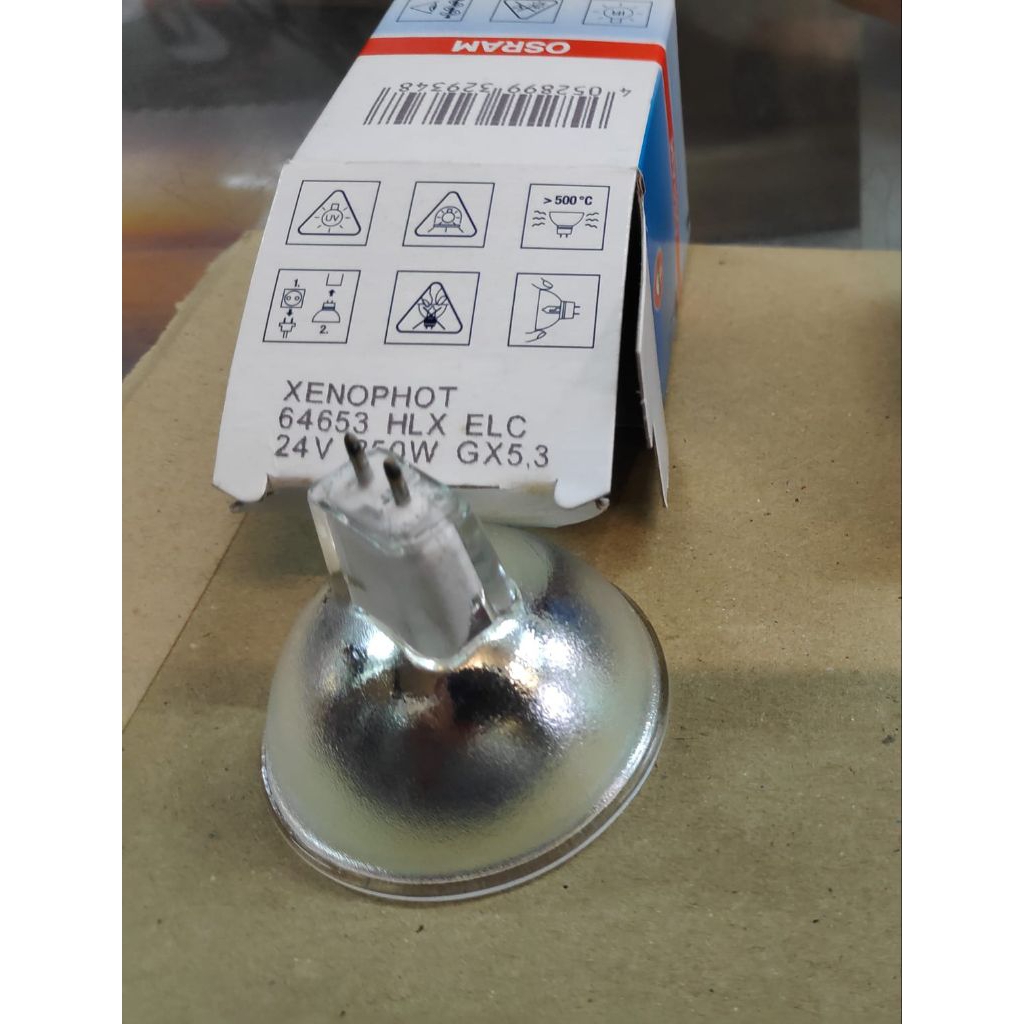 Lampu Halogen mangkok 64653 24v 250w Mr16 OSRAM