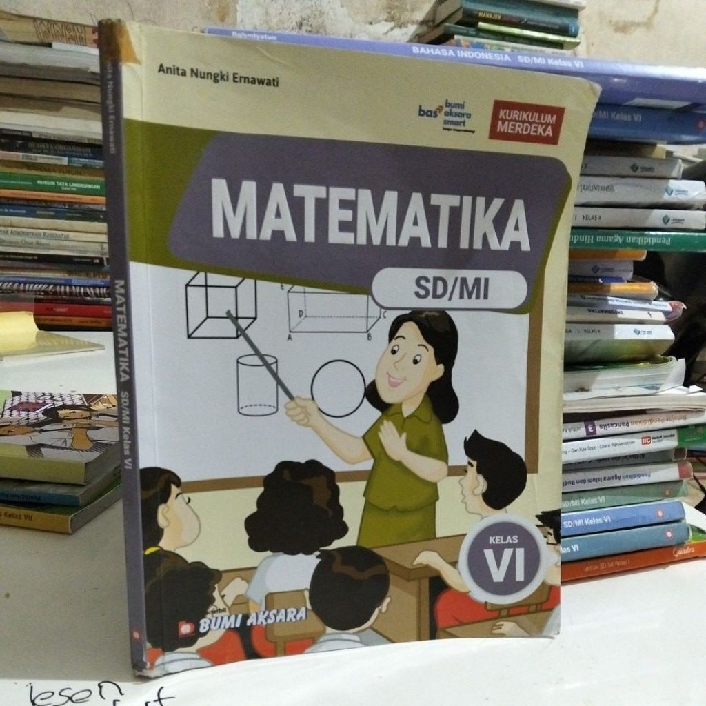 buku Matematika SD kelas 6 penerbit bumi aksara