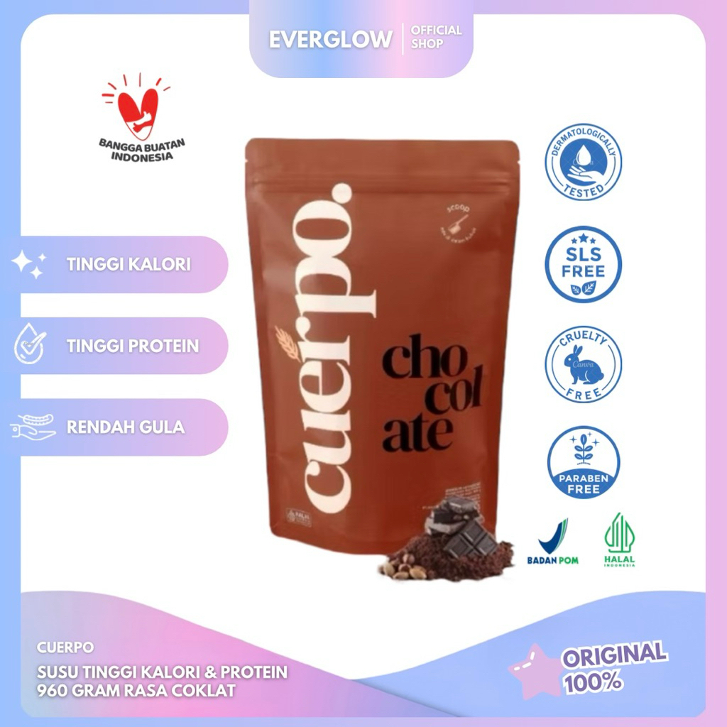

Cuerpo Susu Tinggi Kalori & Protein 960 Gram Rasa Chocolate