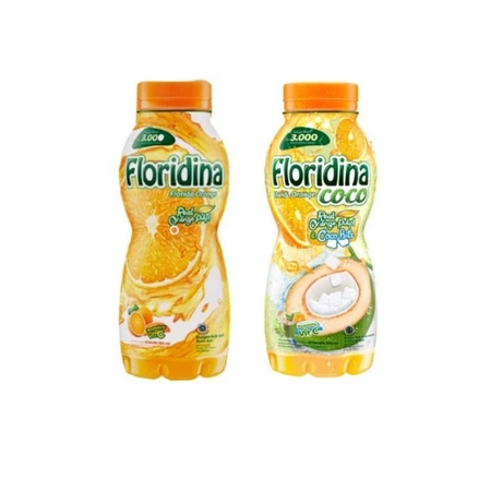 

Floridina Orange dan Floridina Coco 1 Botol 350 Ml kelapa asli jeruk degan fresh segar WINGSFOOD VITAMIN C