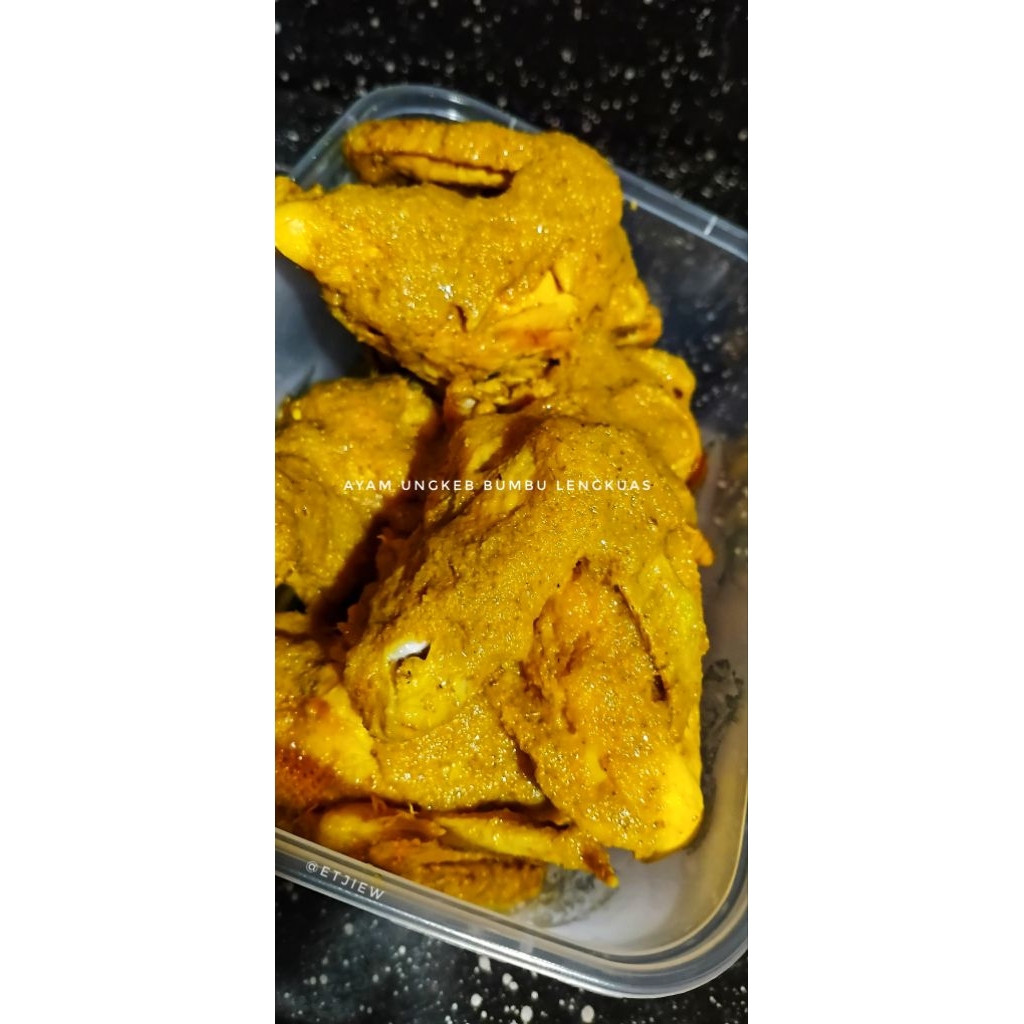 

Ungkeb Ayam Bumbu Lengkuas Isi 5 pcs (free sambel+serundeng)