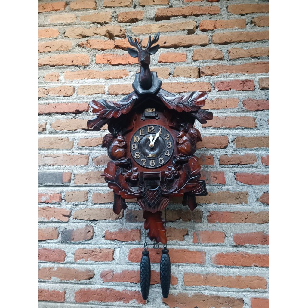 Jam Dinding Kikuk RHYTHM JAPAN NORMAL AKURAT