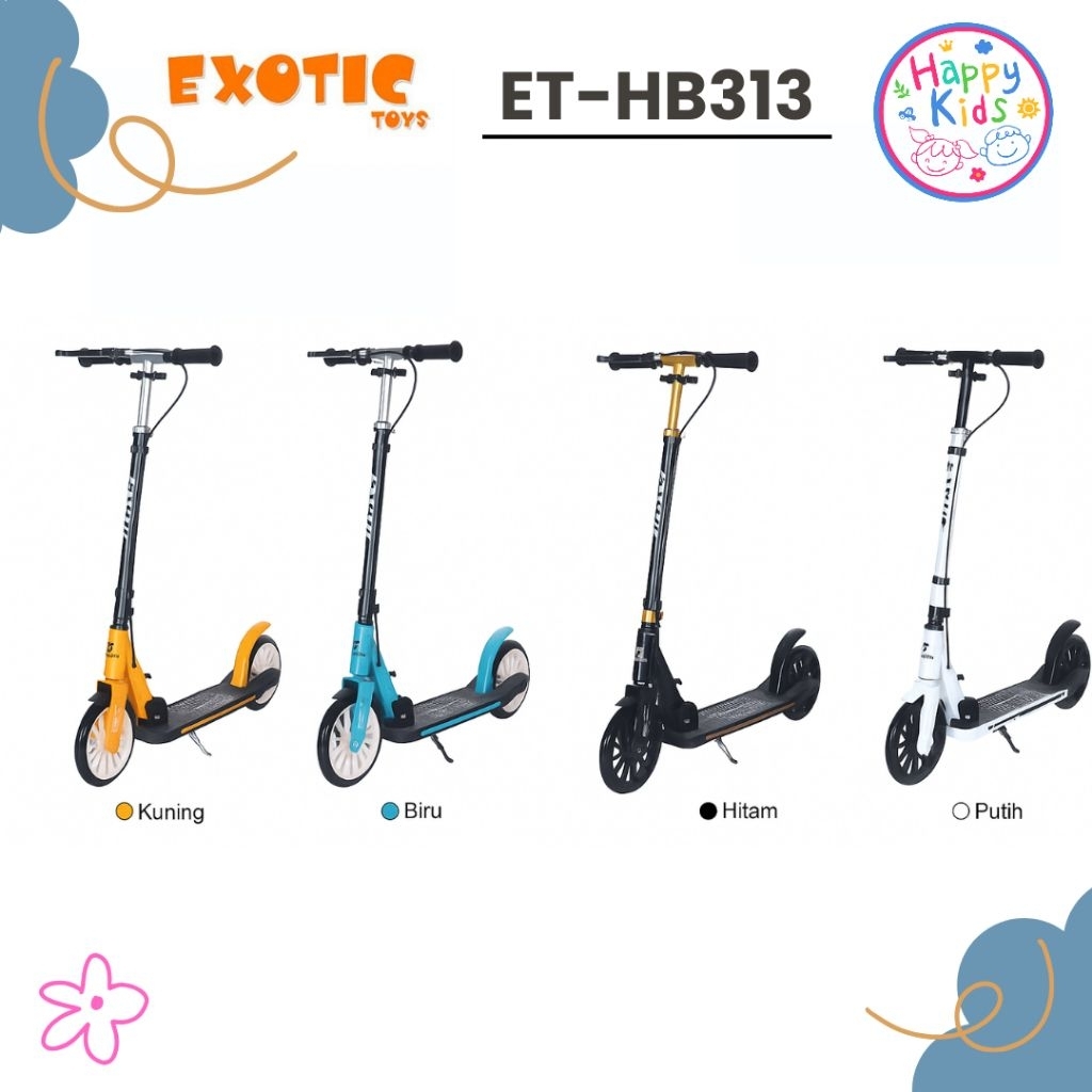 SCOOTER BESI EXOTIC ET-HB313 (REM TANGAN) // HB-513 (REM TANGAN)