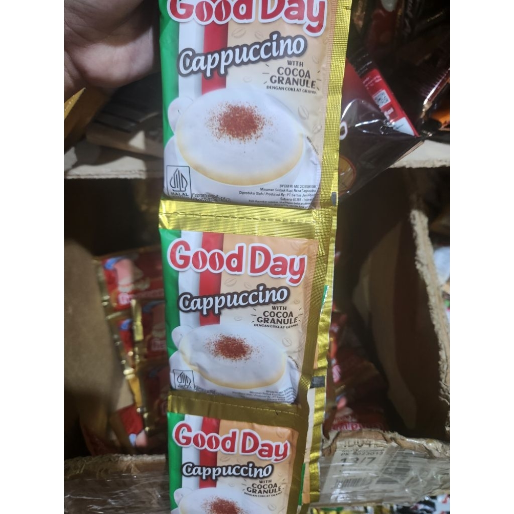 

Good Day Cappucino 1 Renteng / Gantung (10 pcs x 25 gr)