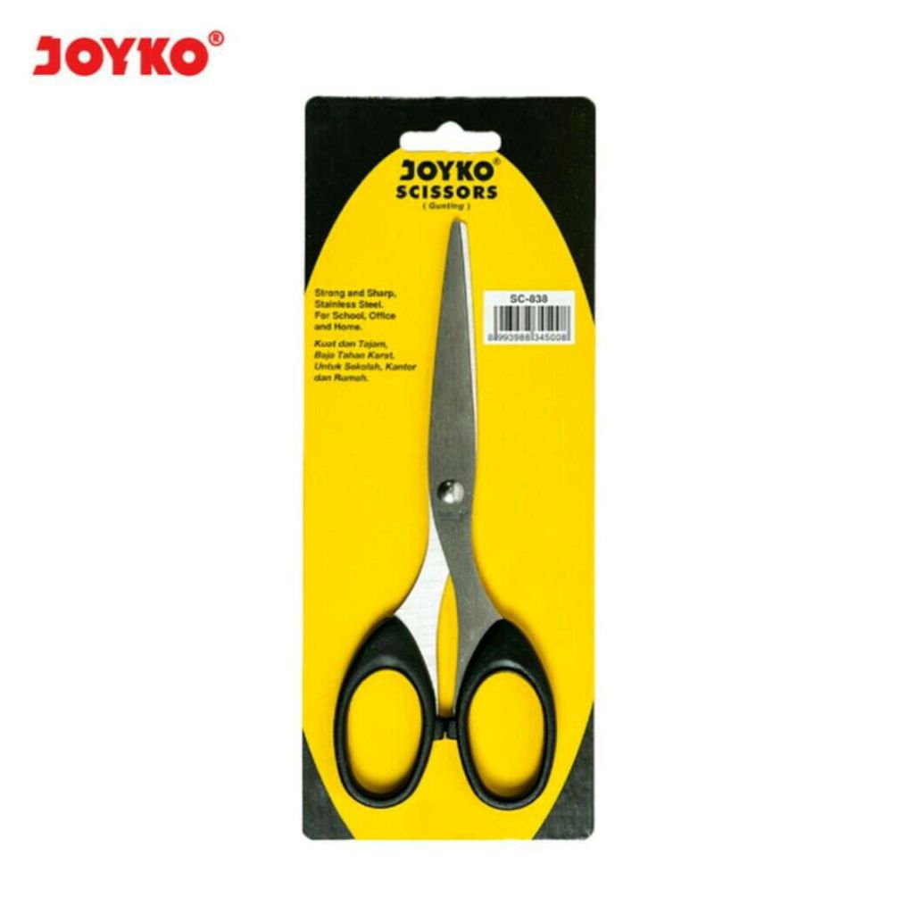 

Joyko SC-838 | Scissors Medium | Gunting Sedang | Gunting Stainles Steel Sedang