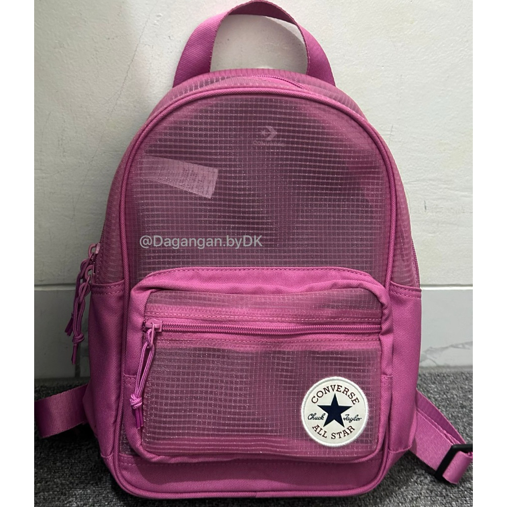 Tas Mini Backpack Converse Visible Original 100% Pink Magenta