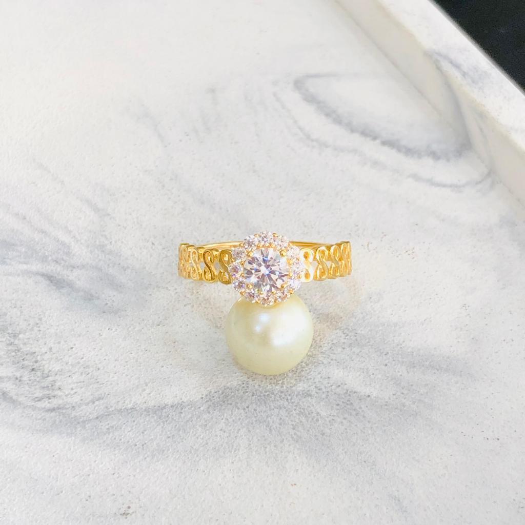 cincin emas solitaire infinity 375/8k