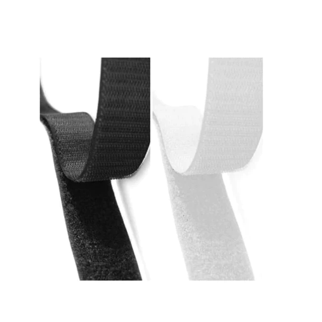 Velcro Perekat Kain Serbaguna Hitam Putih Uk 2,5 Cm Permeter / Perekat Kain