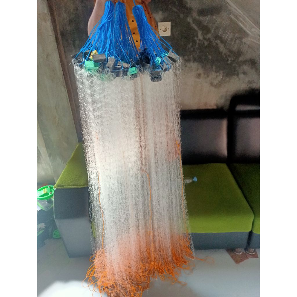 Jaring ikan 1 jari 2 jari 3 jari 4 jari siap pakai