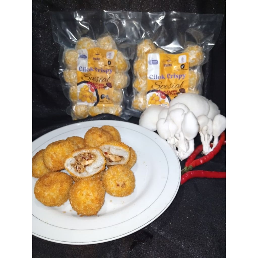 

Maino Cilok Crispy isi 15 pcs (isi ayam suwir pedas, sosis pedas manis, keju, bakso mercon)