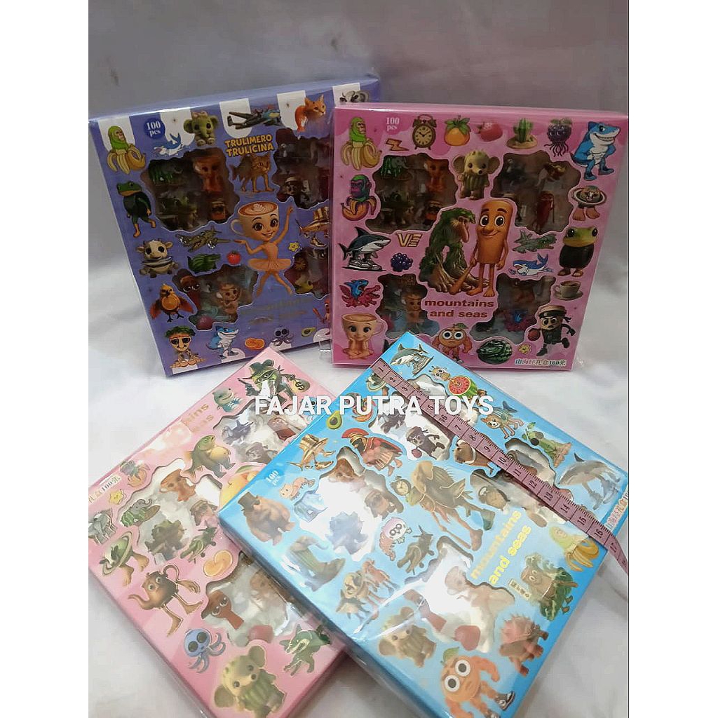 

GROSIR Stiker Anak Gambar Tung Tung Sahur Viral isi 100 Lembar