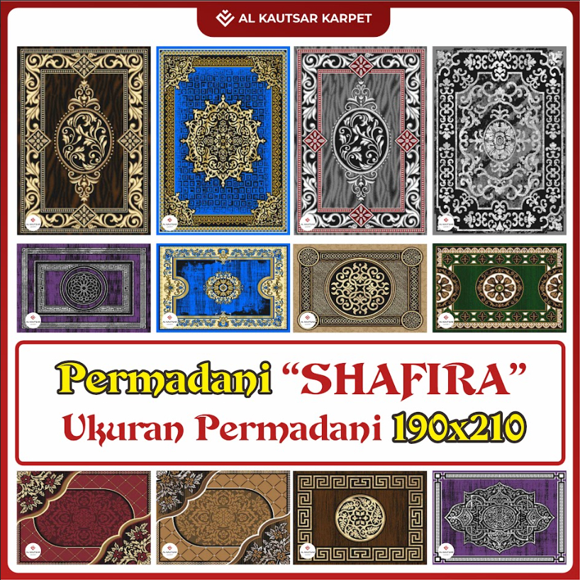 ALKAUTSAR Karpet Permadani Shafira Ukuran 190 x 260 cm