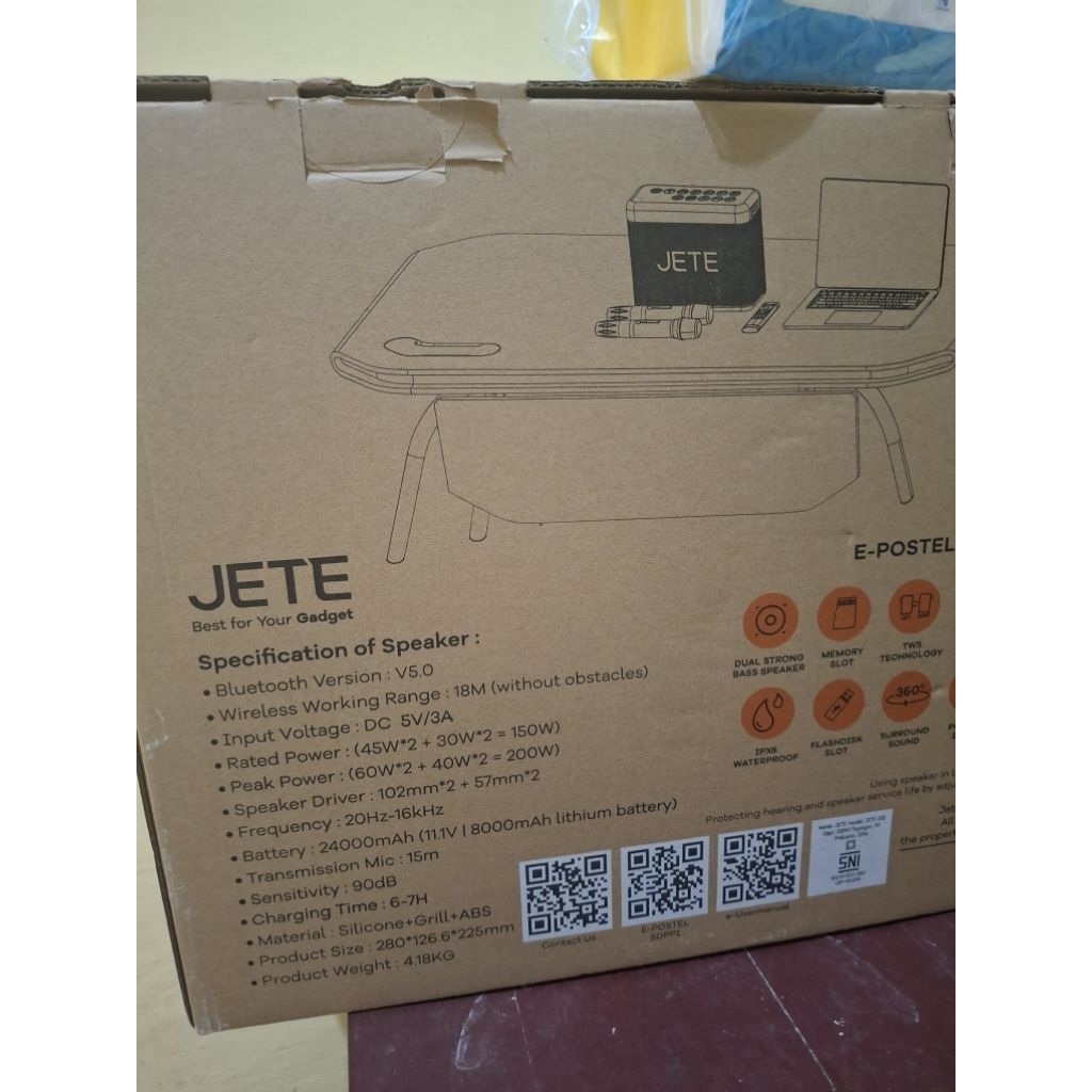 speaker jete