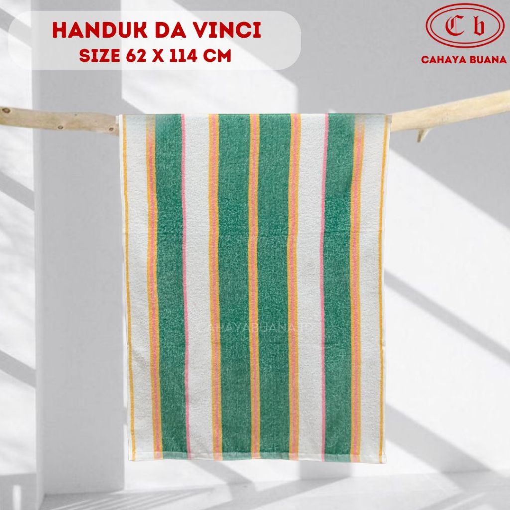 Handuk Merk Da Vinci size 60 x 110 cm / Handuk Mandi Salur