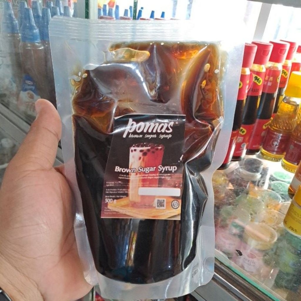 

brown sugar Syrup pomas 500gr