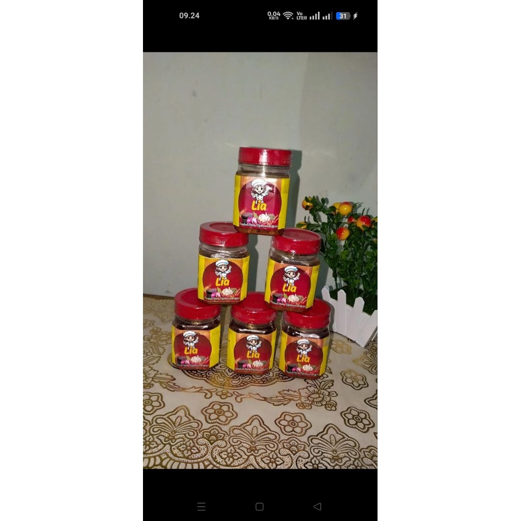 

Lia sambal bawang 100ml